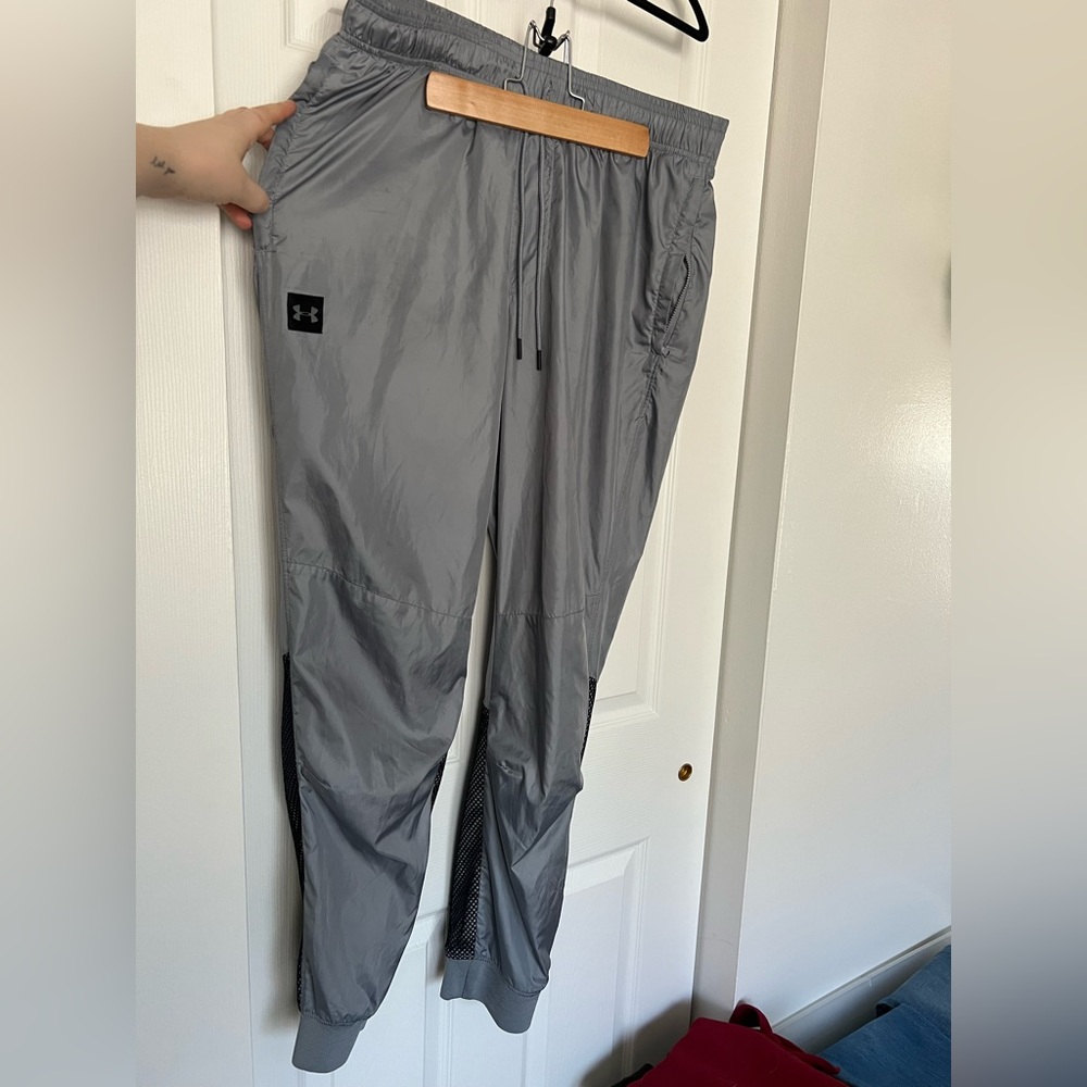 Under Armor Silver Parachute Pants